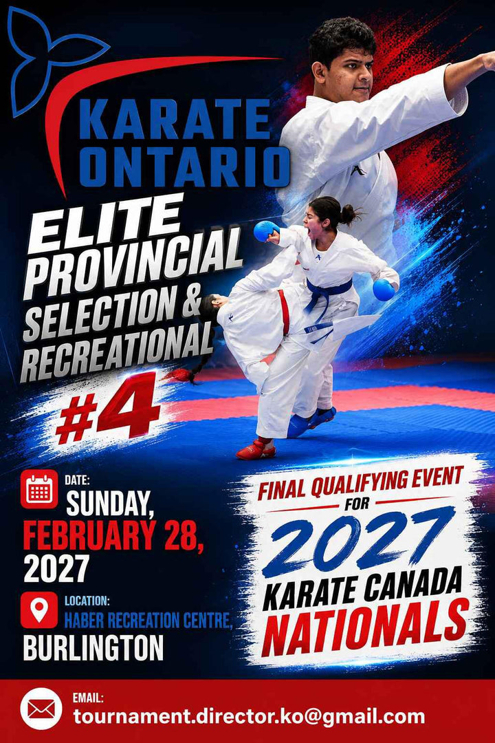 Karate Ontario Selection #4 – Elite & Recreational 2027