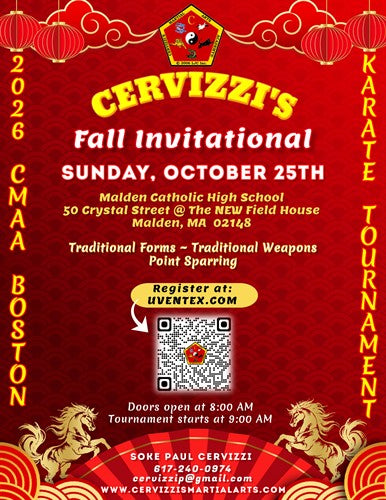 2026 CMAA Boston Fall Invitational Karate Tournament