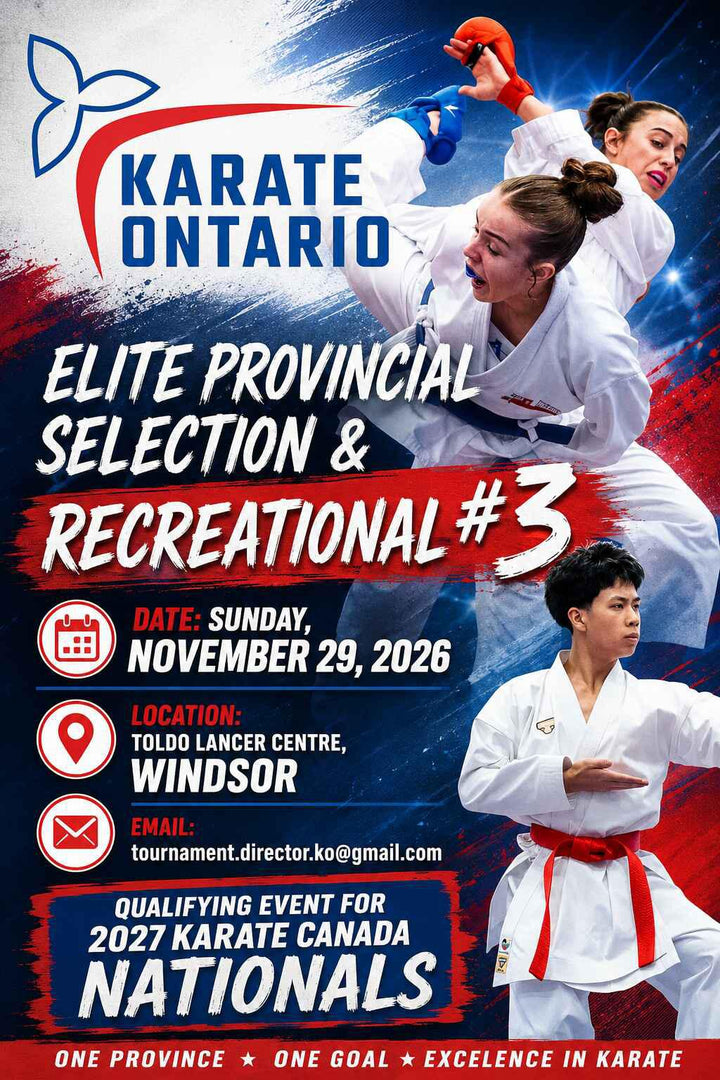 Windsor Open 2026 / Karate Ontario Selection #3